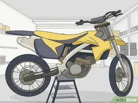Image titled Set Sag on a Dirt Bike Step 1