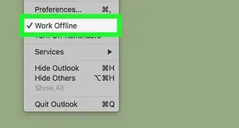 Disable “Work Offline” in Outlook