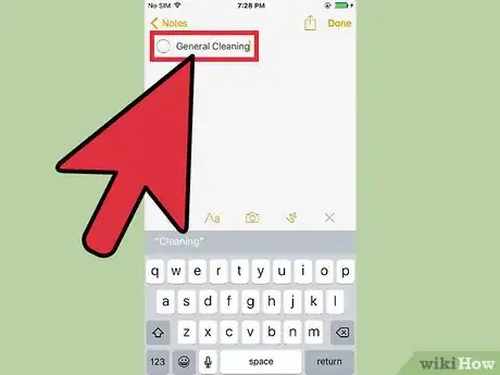 Image titled Create a to Do List in iPhone Notes Step 4