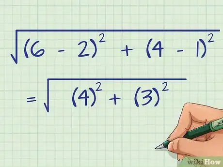 Image titled Use Distance Formula to Find the Length of a Line Step 4