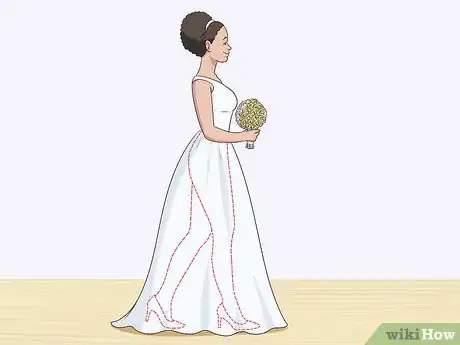 Image titled Walk in a Wedding Dress Step 4