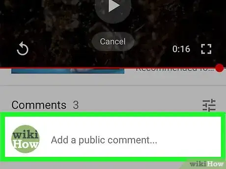 Image titled Leave Comments on YouTube Step 6
