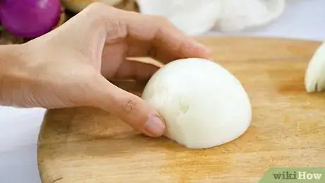 Image titled Cut an Onion Into Wedges Step 5
