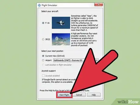 Image titled Use the Google Earth Flight Simulator Step 3