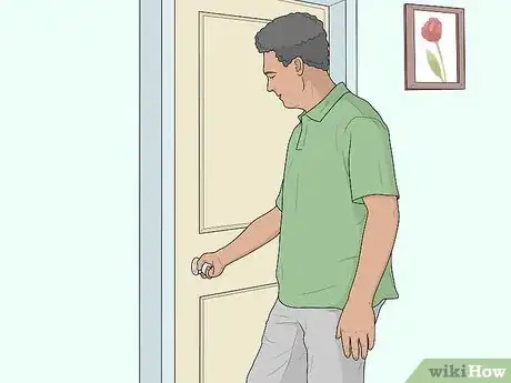 Image titled Open a Door Quietly Step 1