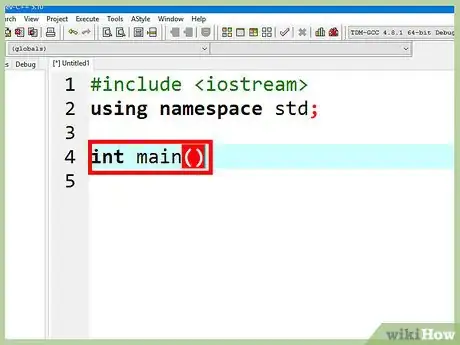 Image titled Use C++ to Write Cin and Cout Statements Step 3