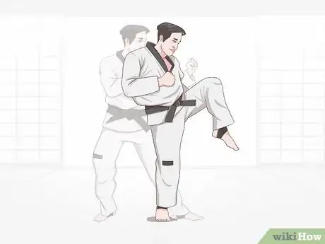 Image titled Execute Jump Kicks (Twio Chagi) in Taekwondo Step 3