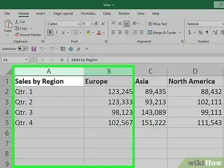 Image titled Collapse Columns in Excel Step 2