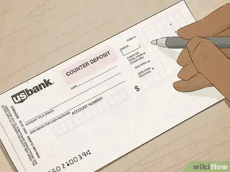 Image titled Deposit Checks Step 3