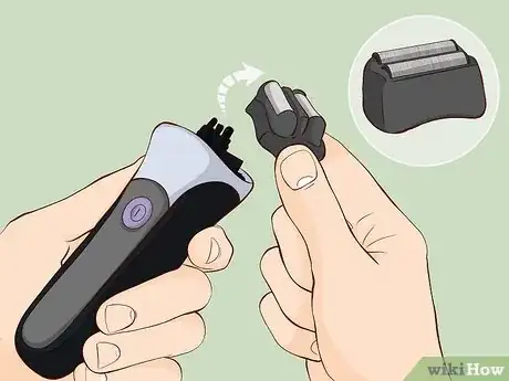 Image titled Shave With an Electric Shaver Step 7