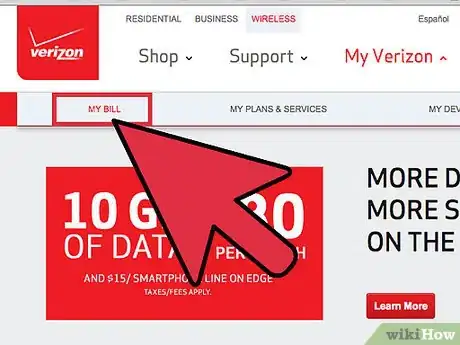 Image titled Pay Verizon Residential Phone Bill Step 2