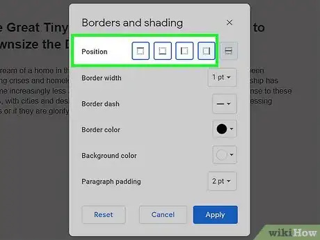 Image titled Put a Box Around Text in Google Docs Step 11