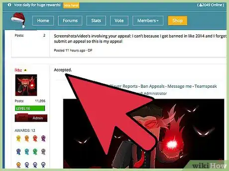 Image titled Get Unbanned from a Minecraft Server Step 11