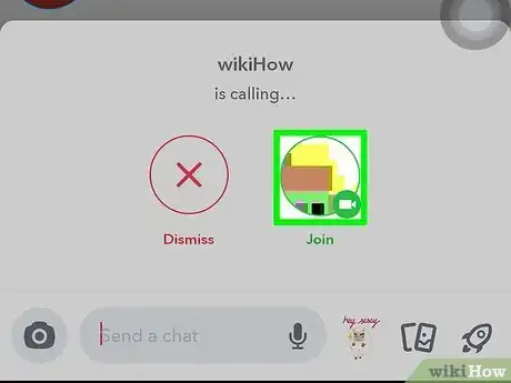 Image titled Video Chat on Snapchat Step 13