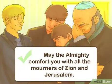 Image titled Show Respect to a Jewish Mourner Step 5