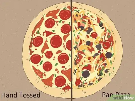 Image titled Hand Tossed vs Pan Step 4