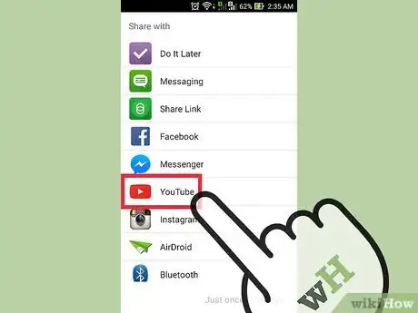 Image titled Put a Video on YouTube from a Cellphone Step 15
