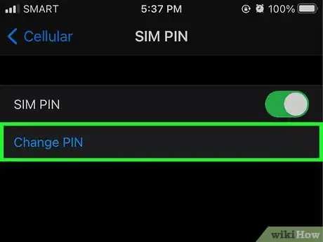 Image titled Change the SIM PIN on an iPhone Step 4