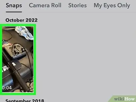 Image titled Reverse a Video on Snapchat Step 9