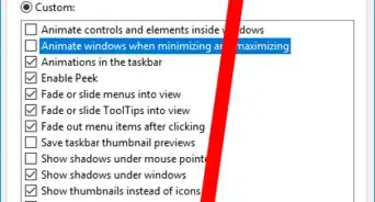 Disable Animations in Windows 10