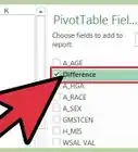 Calculate Difference in Pivot Table