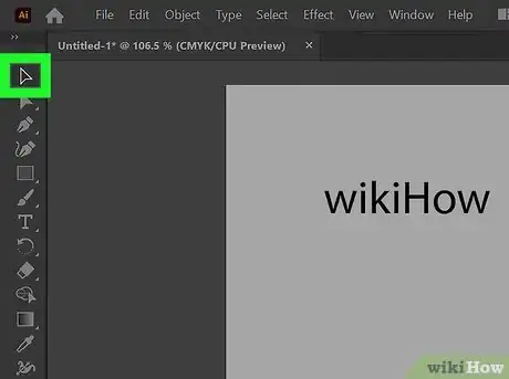 Image titled Move Text in Illustrator Step 3