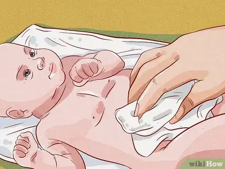 Image titled Give a Baby a Sponge Bath Step 14