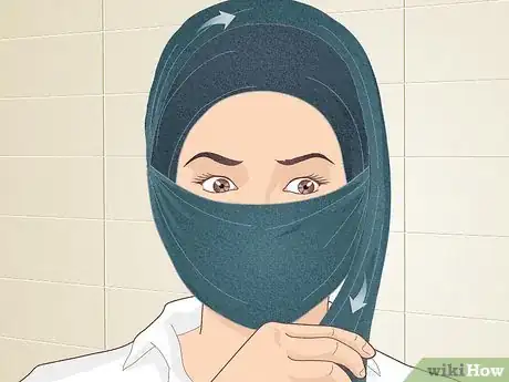 Image titled Cover Your Face with a Hijab Step 16