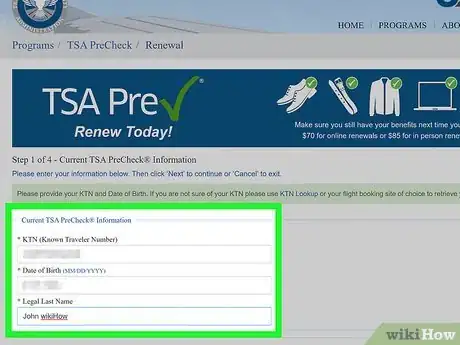 Image titled Add TSA PreCheck to Southwest Step 10