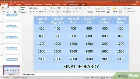 Image titled Make a Jeopardy Game on PowerPoint Step 29