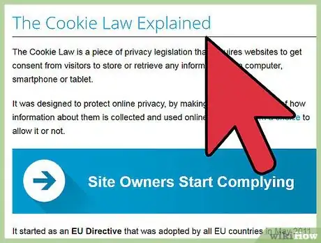 Image titled Create a Website Cookie Policy Step 1