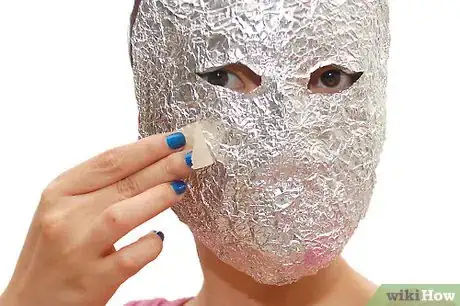 Image titled Make a Mask out of Tin Foil and Tape Step 7