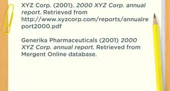 Cite an Annual Report in APA Style