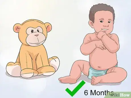 Image titled Introduce Stuffed Animals to Your Baby Step 1