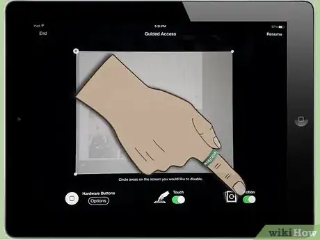 Image titled Use Guided Access to Disable Parts of an iPad Screen Step 11