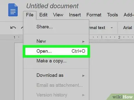 Image titled Upload a Document to Google Docs on PC or Mac Step 4