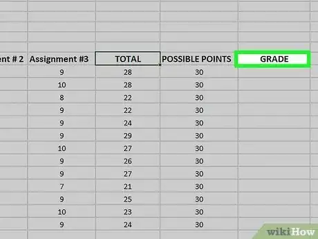 Image titled Create a Gradebook on Microsoft Excel Step 15