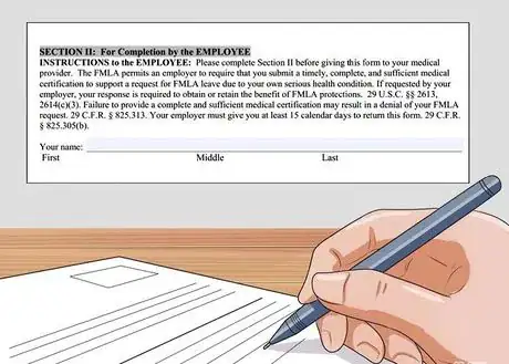 Image titled 728px Fill out an FMLA Form Step 9