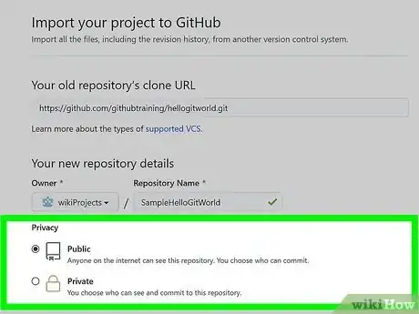 Image titled Import a Repository on Github Step 6