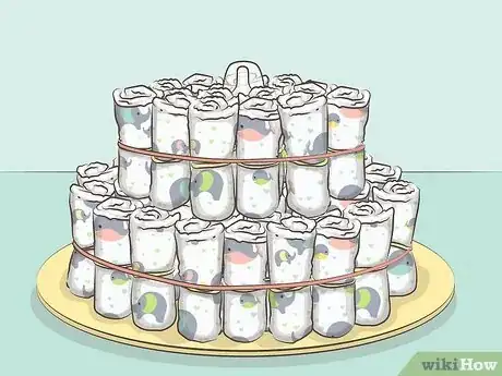 Image titled Make a Diaper Cake Step 4