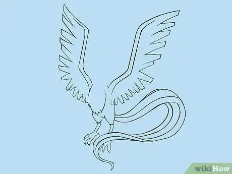 Image titled Draw the Three Legendary Birds Step 7