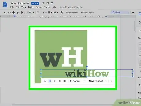 Image titled Overlay Pictures in Google Docs Step 16