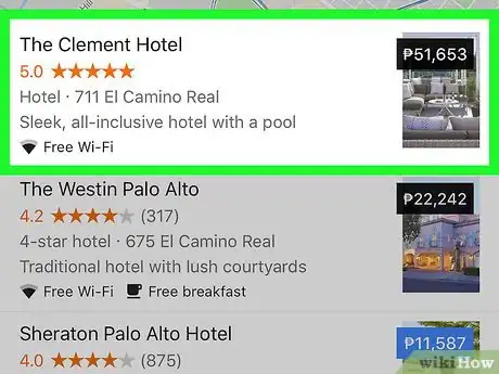 Image titled Show Hotels on Google Maps on iPhone or iPad Step 5
