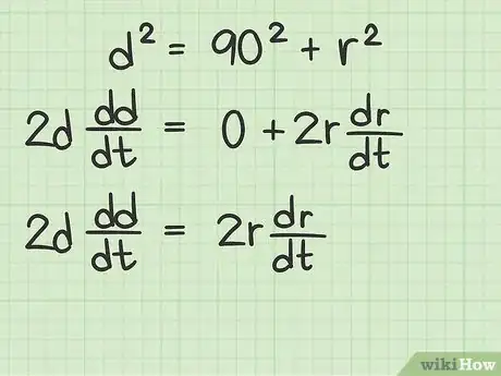 Image titled Solve Related Rates in Calculus Step 11