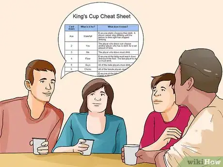 Image titled Play the Drinking Game King's Cup Step 1