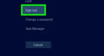 Sign Out of Windows 10