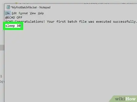 Image titled Delay a Batch File Step 5