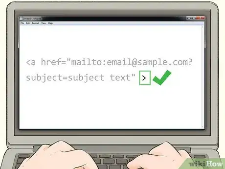 Image titled Create an Email Link in HTML Step 5