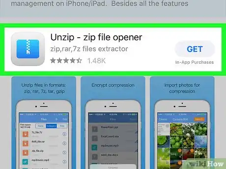 Image titled Open a Tar File on iPhone or iPad Step 4