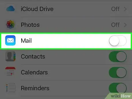 Image titled Turn Off iCloud Mail on an iPhone Step 3